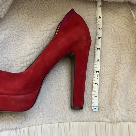 BCBGeneration Red/Magenta Chunky Heel size 9.5 - Picture 5 of 6